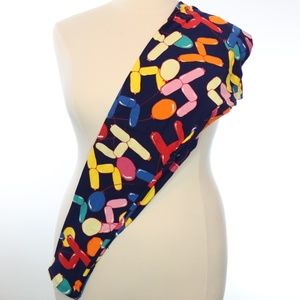 Lularoe Balloon Birthday Leggings Tall and Curvy